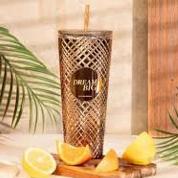 Rachel Miriam Dream Big Reusable Tumbler Cup 20 oz - Picture 1 of 3